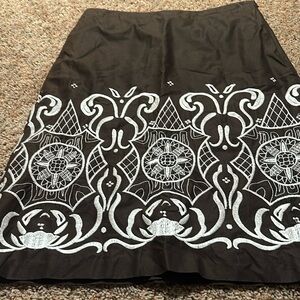 Beautiful embroidered Loft skirt